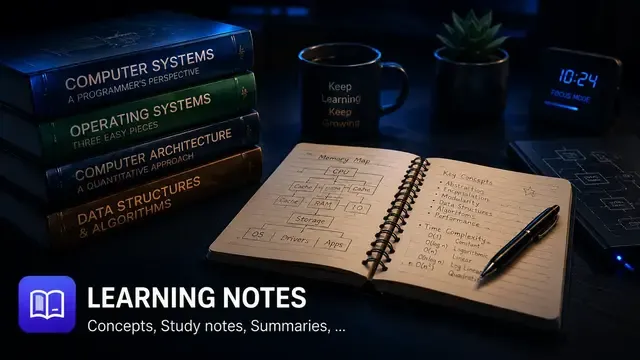 Learning notes topic illustration